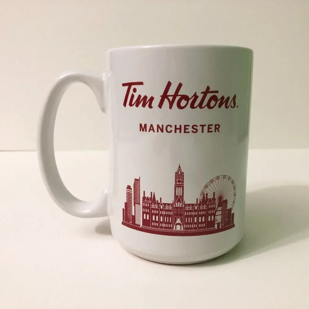 Tim  Hortons Manchester UK Mug Tea Coffee Cup